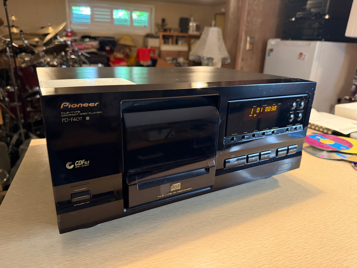 Pioneer PD-F407 25-Disc CD File Changer Player Serviced Tested works Smooth🔥🎶