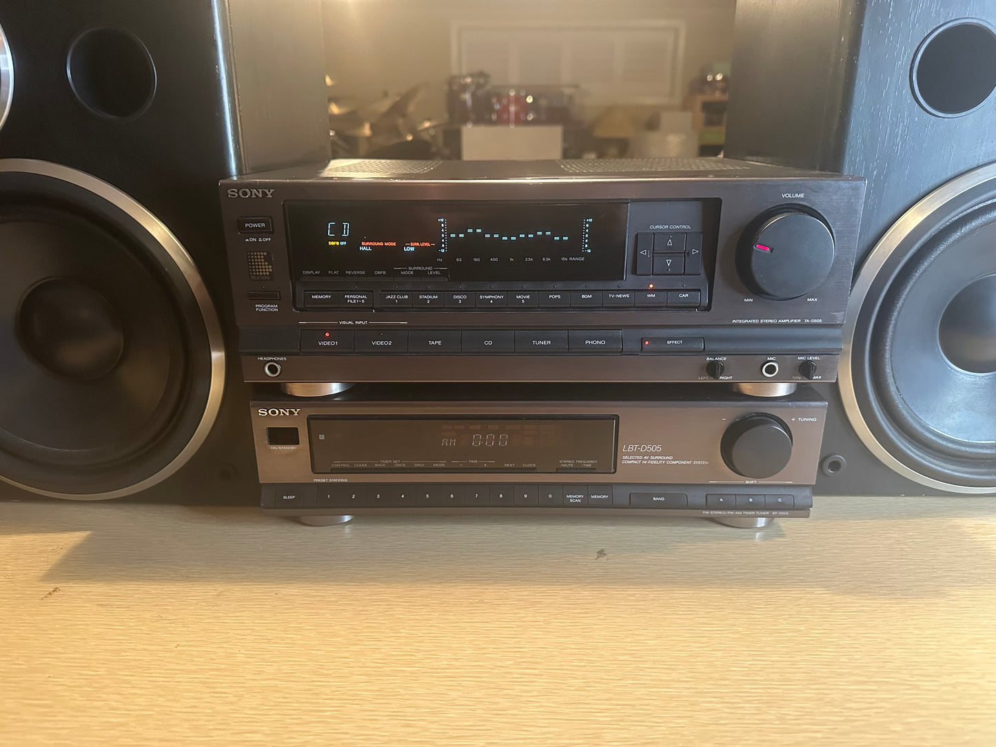Sony LBT-D505 Stereo Stack System HiFi Separates Speakers Working Amp+Tuner+SPKS