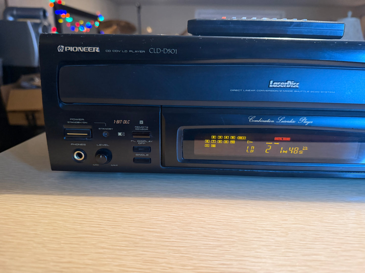 Pioneer CLD-V700 Cd Cdv Ld Laserdisc Karaoke Player Near Mint With Remote Works!