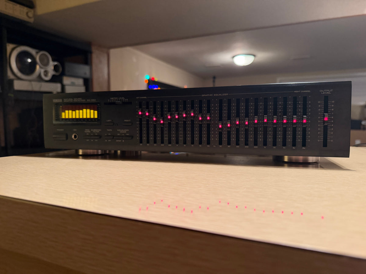 Vintage Yamaha EQ-550 Graphic Equalizer Natural Sound Japan - Fresh Service 🔥🎶