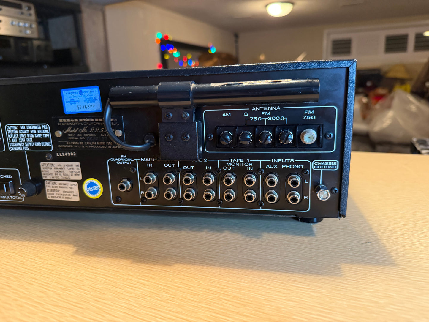 MARANTZ 2252 Vintage Am/Fm Stereo Receiver Pro Serviced Cleaned Near Mint Wow🔥