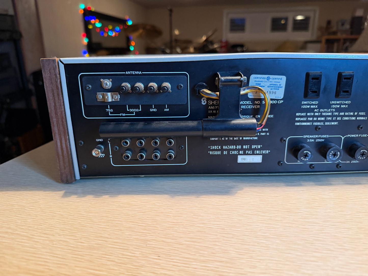 Vintage Sherwood S-8300 CP, 30W AM/FM Stereo Receiver, 1980s. Fresh Service Rare