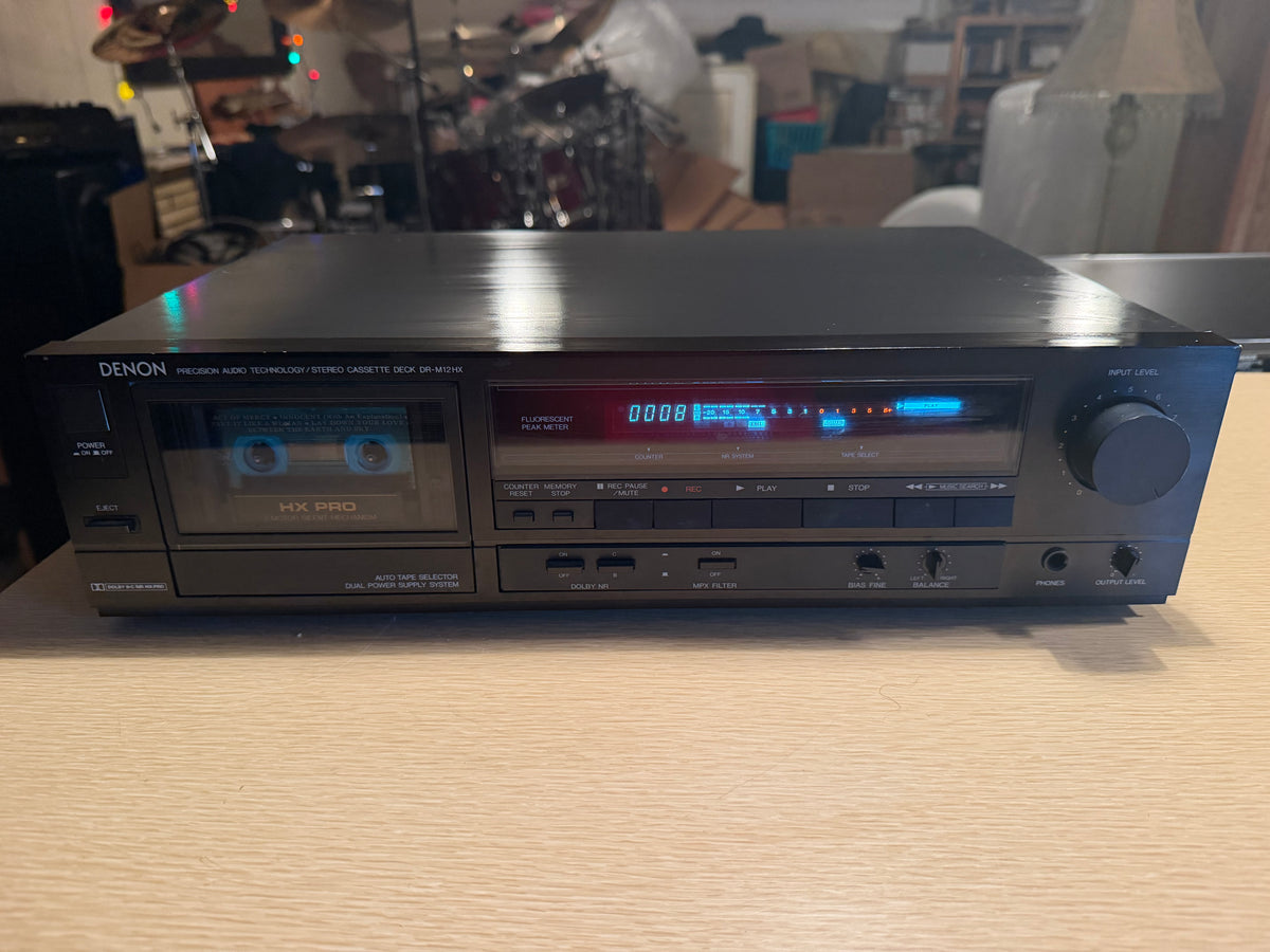 Denon DR-M12HX Stereo Cassette Deck 3 Motor Dolby B/C HX Pro Fresh Service🎶🔥