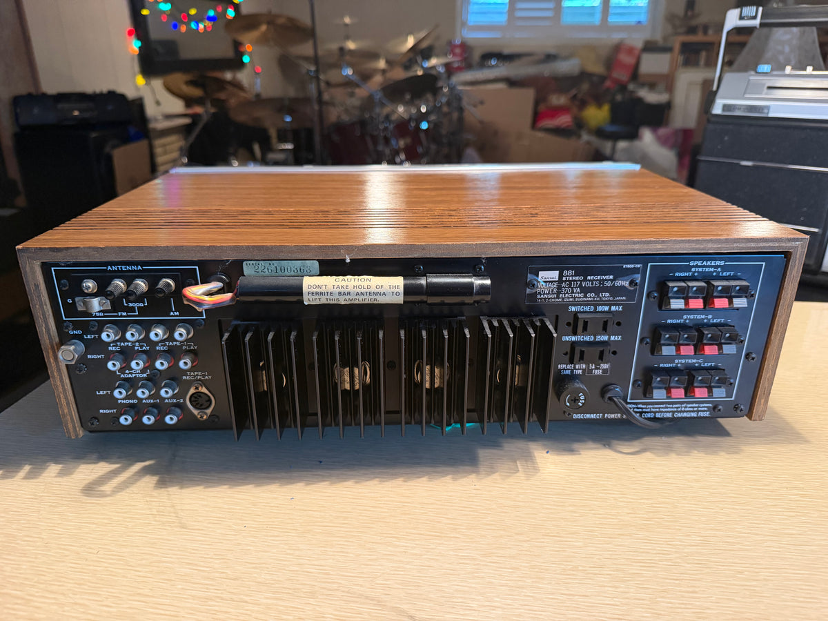 Vintage Sansui 881 Stereo Receiver Recapped Pro Serviced MINT Condition Beauty🎶