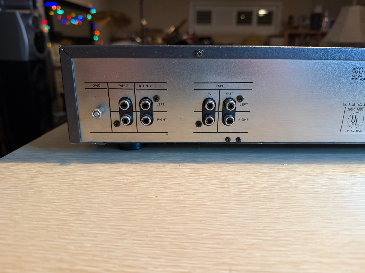 Harman Kardon EQ8 Graphic Equalizer 10 Band Stereo EQ Silver Face Serviced Clean