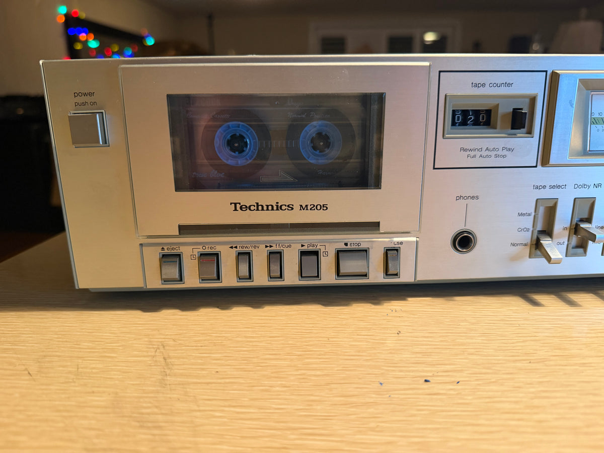 Technics RS-M205 Stereo Tape Cassette Deck Near Mint! Vintage Japan *Serviced*🔥