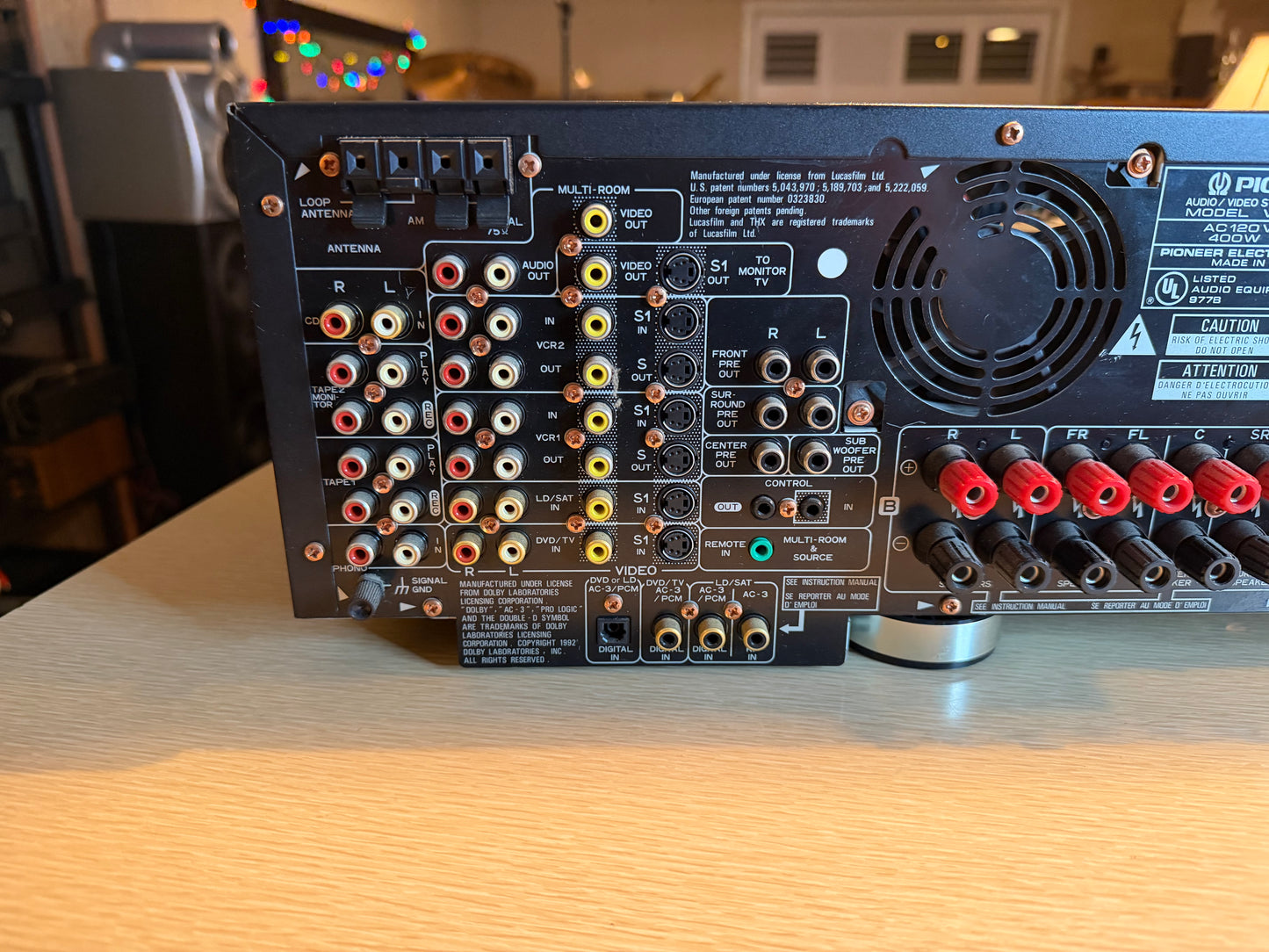 Vintage Pioneer VSX-07TX Elite Multi-Channel Receiver W/ THX Surround SERVICED🔥
