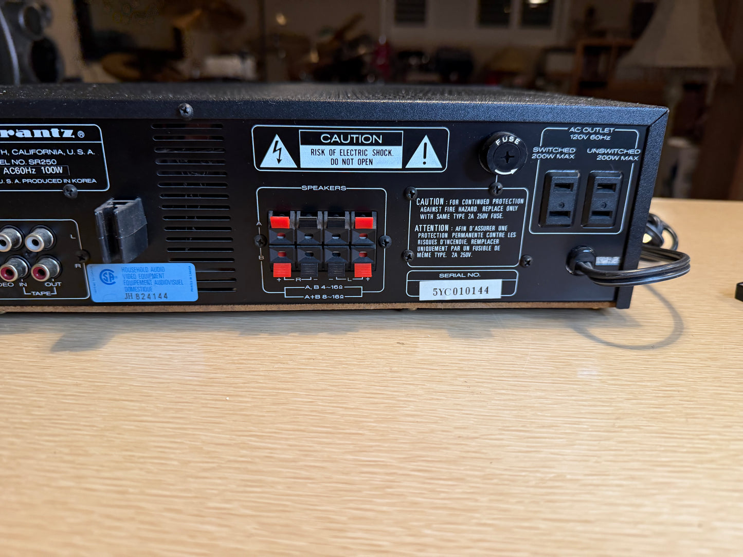 Vintage Marantz SR 250 Receiver HiFi Stereo Audiophile 2 Channel SERVICED RARE🔥