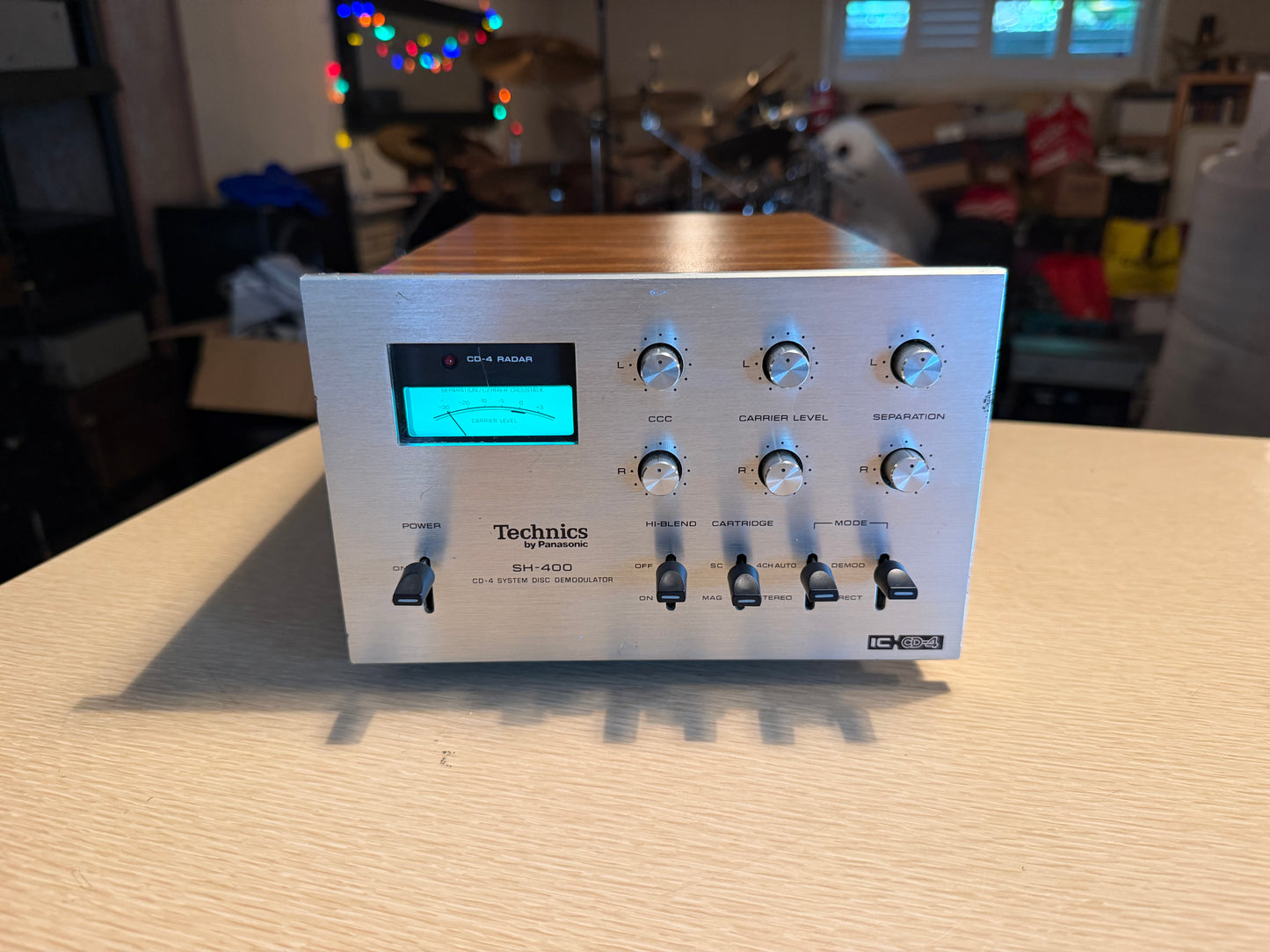 Technics SH-400 CD-4 Quad Disc Demodulator Quadraphonic Freshly Serviced Rare🔥