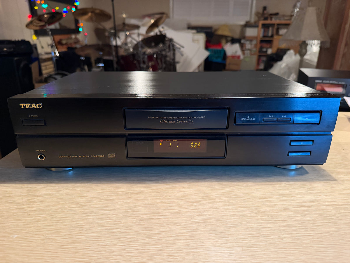 TEAC CD-P3500 CD Player Freshly Serviced Player Excellent Condition New Belts🎶