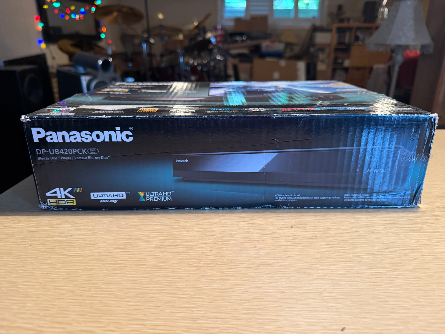 Panasonic DP-UB420 4K Ultra HD Blu-ray Player w/ Power Cord NEW OPEN BOX