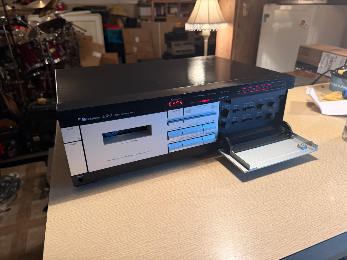 NAKAMICHI LX 3 Cassette Deck High End Fresh Pro Servicing Very Rare Beauty🔥🎶
