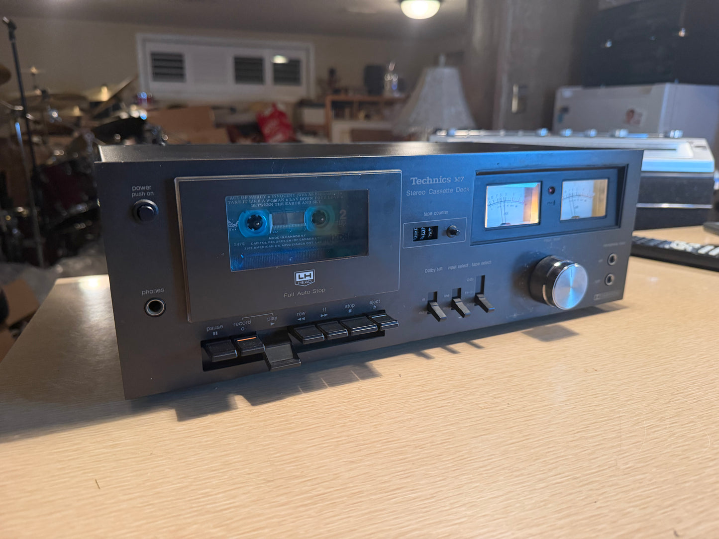 Technics RS-M7 Stereo Cassette Deck Works Great Full Fresh Service Crisp Sound🎶