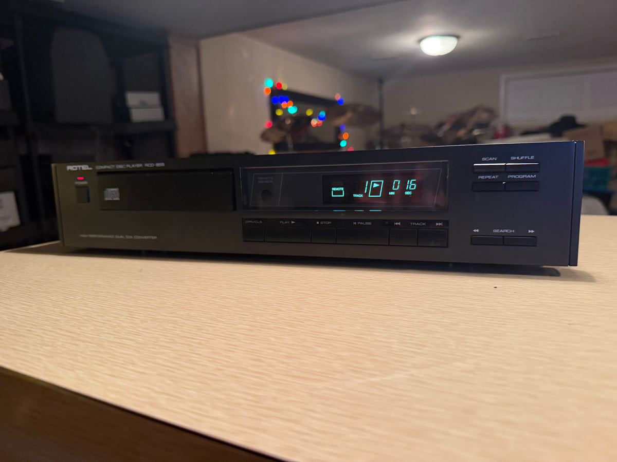 Vintage Rotel RCD-855 Near Mint CD Player High-End Dual D/A Converter Serviced🔥