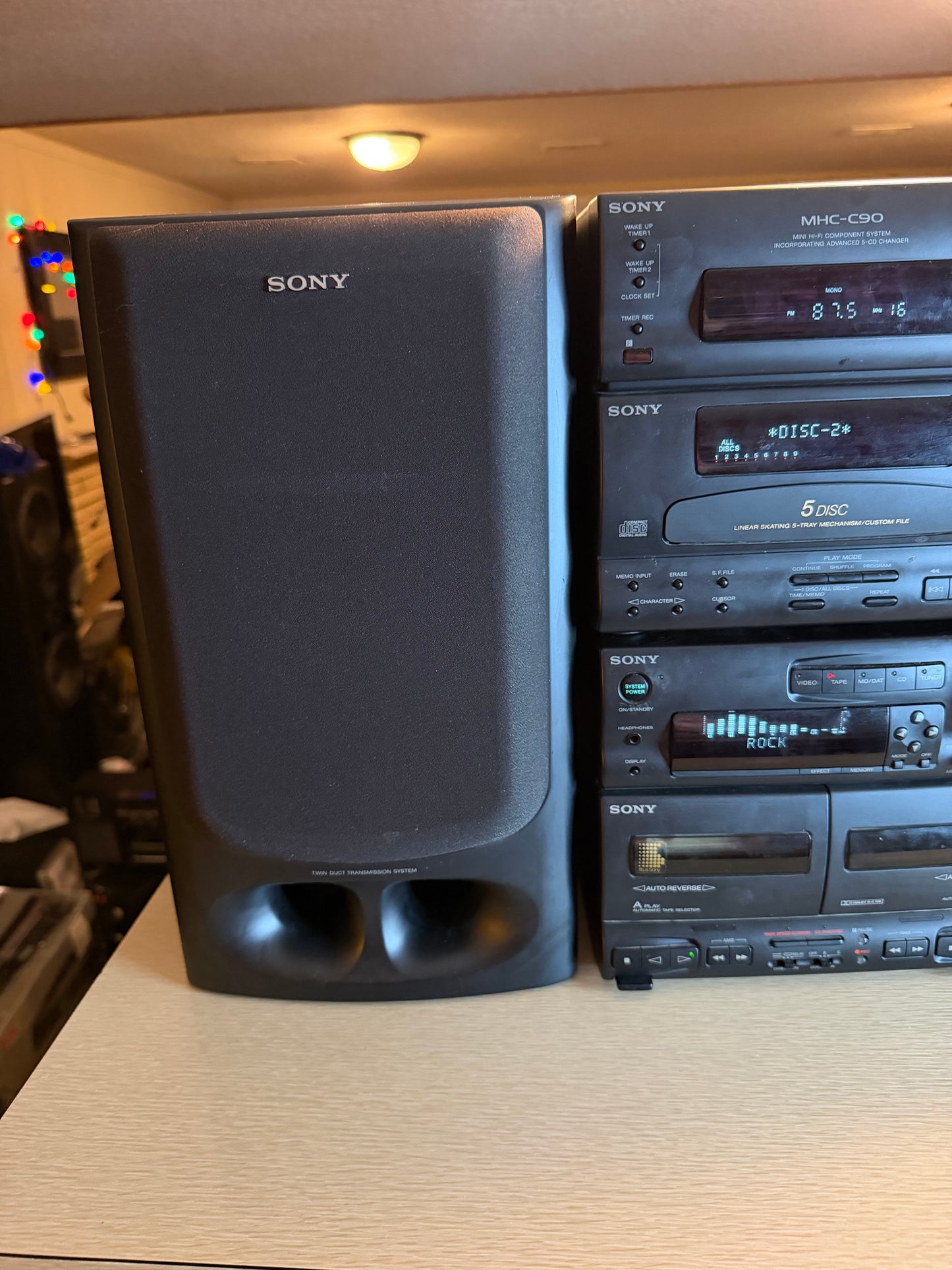 Sony MHC-C70 Hi-Fi Component System Dual Cassette Deck Professional Servicing