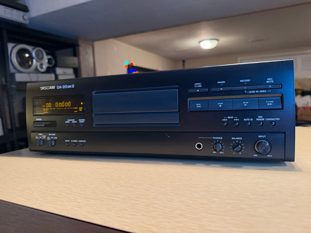 TASCAM DA-20 MKII Professional DAT Recorder | Full Fresh Service Rare Beauty🔥🎶