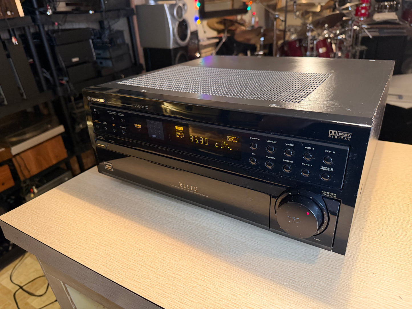 Vintage Pioneer VSX-07TX Elite Multi-Channel Receiver W/ THX Surround SERVICED🔥