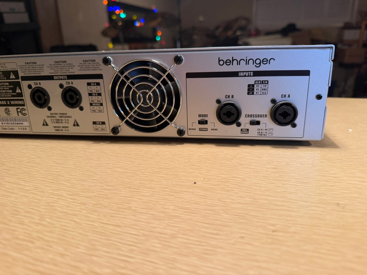 Behringer iNUKE NU3000DSP 3000W High-Density Power Amplifier Serviced Beast 🔥🎶