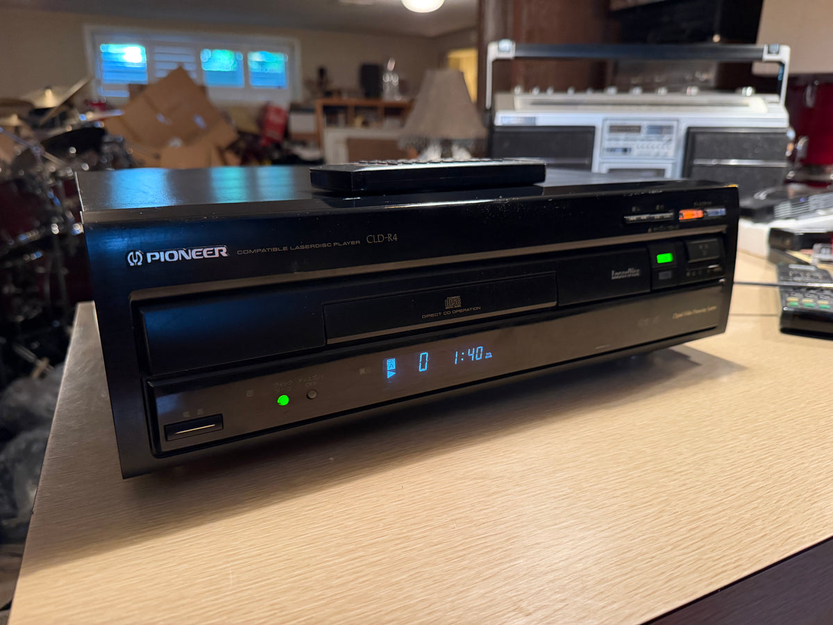Pioneer CLD-R4-K LaserDisc CD Player LD Player Tested Working JDM With Remote🔥