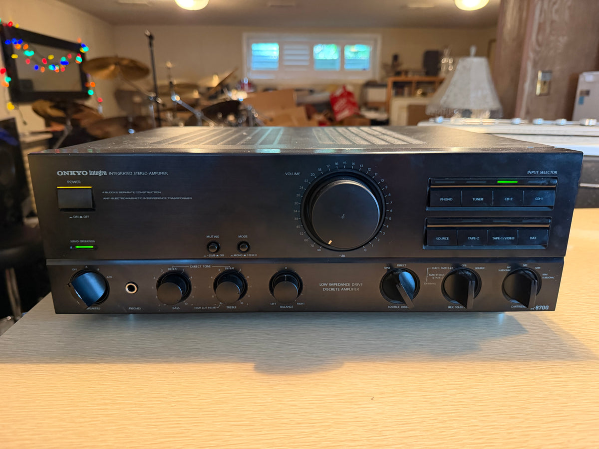 Onkyo Integra A-8700 Stereo Integrated Amplifier Full Fresh Service 105 WPC🔥🎶