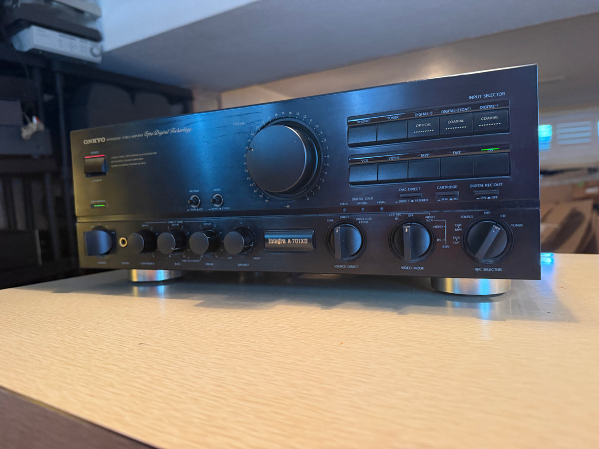 Onkyo Integra A-701XD MONSTER 105WPC Integrated Amplifer Very Rare Fresh Service