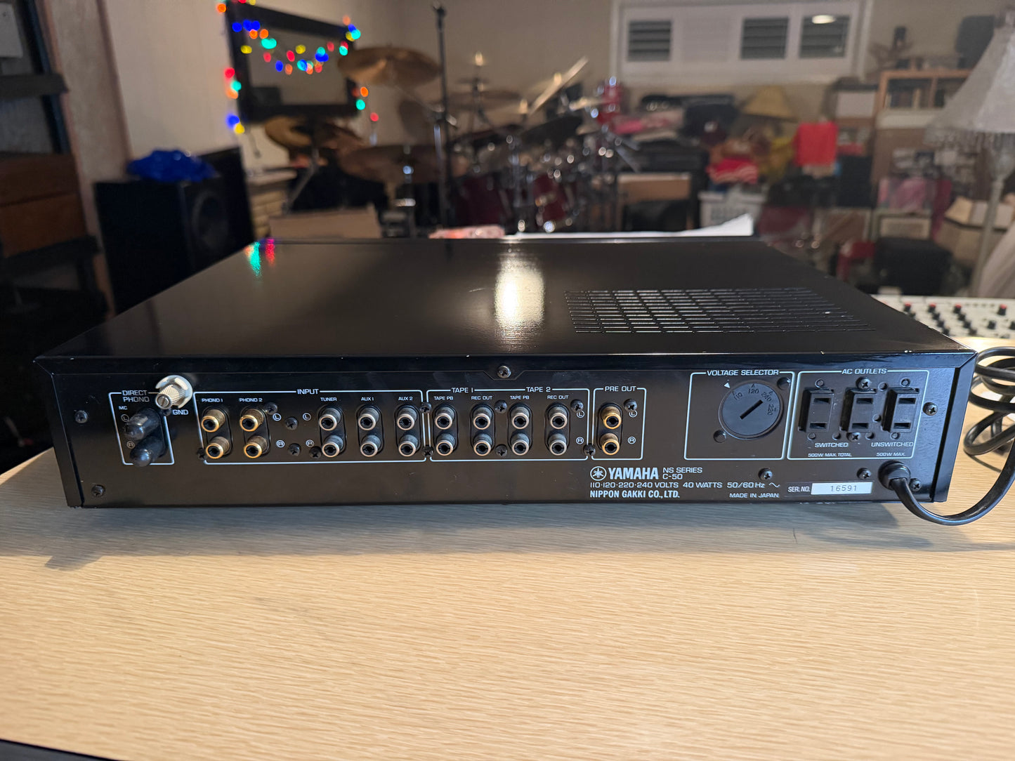 Yamaha C-50 Natural Sound Stereo Control Pre Amp/Amplifier Full Fresh Service🎶