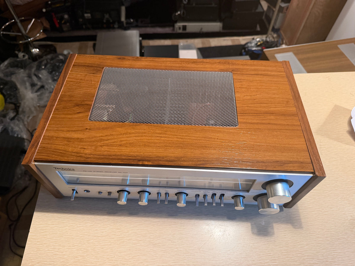 Near Mint Technics SA-400 Vintage Stereo Receiver Fresh Pro Service Beauty🔥🎶