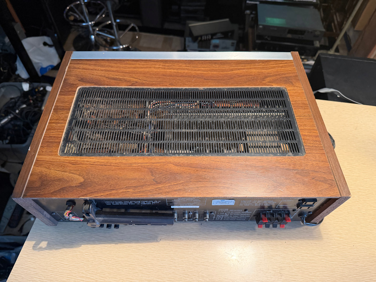 Vintage Pioneer SX-3700 Stereo AM/FM Receiver FRESH Service New Bulbs Rare Beaut