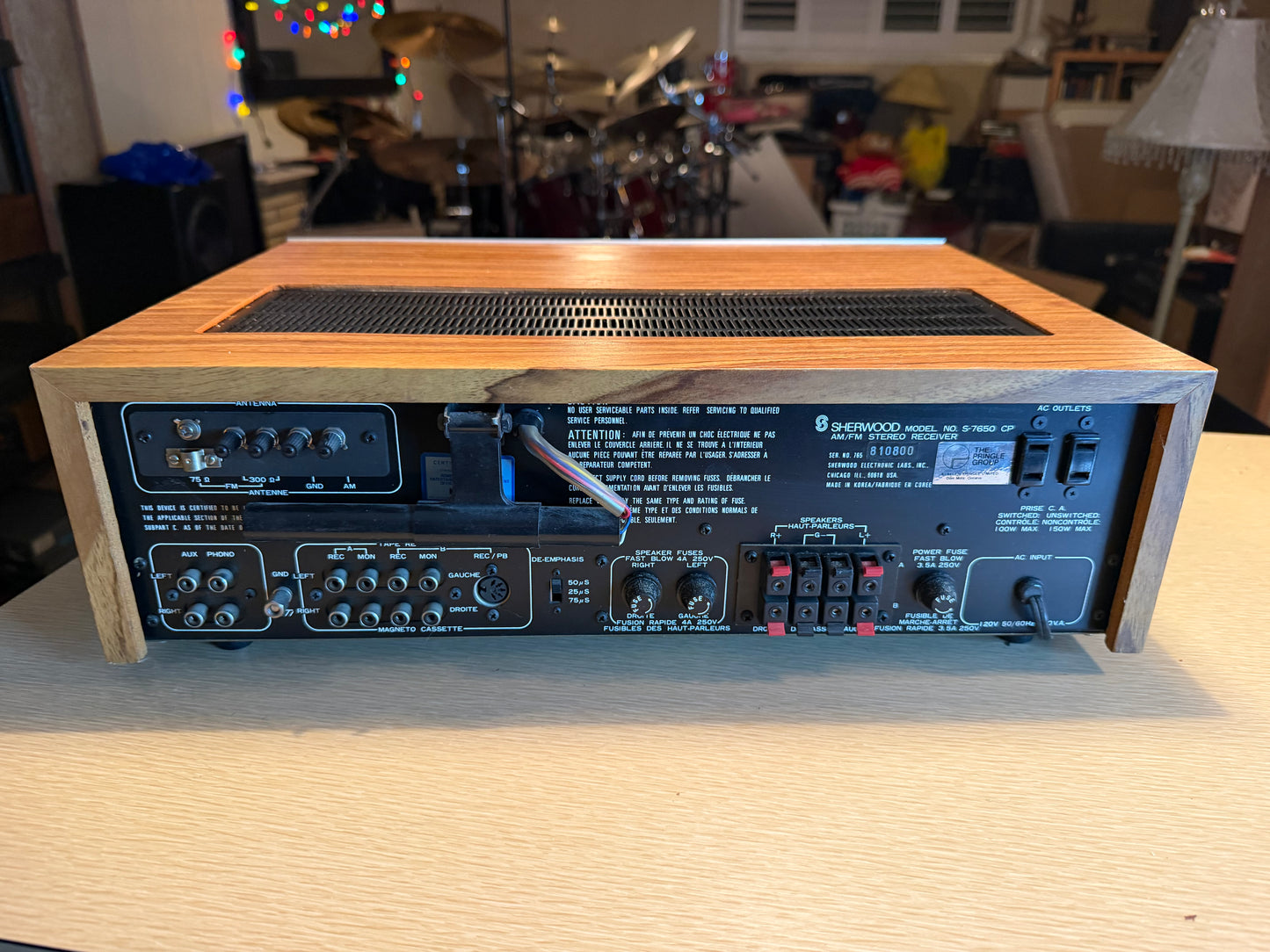 Vintage Sherwood S-7650 CP Stereo Receiver Amplifier  Fresh Servicing V RARE🔥🎶