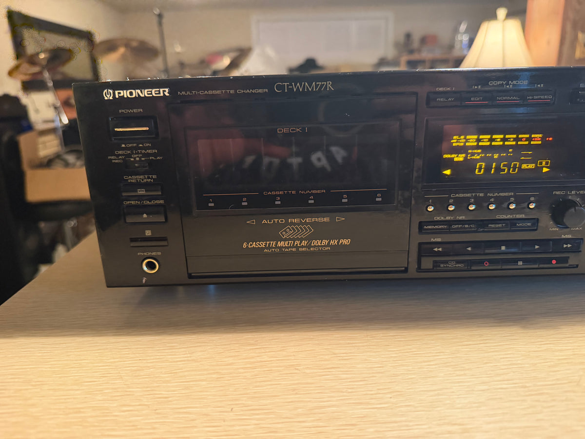 Pioneer CT-WM77R 6+1 Multi Cassette Changer: Extremely Rare Fresh Pro Service🔥