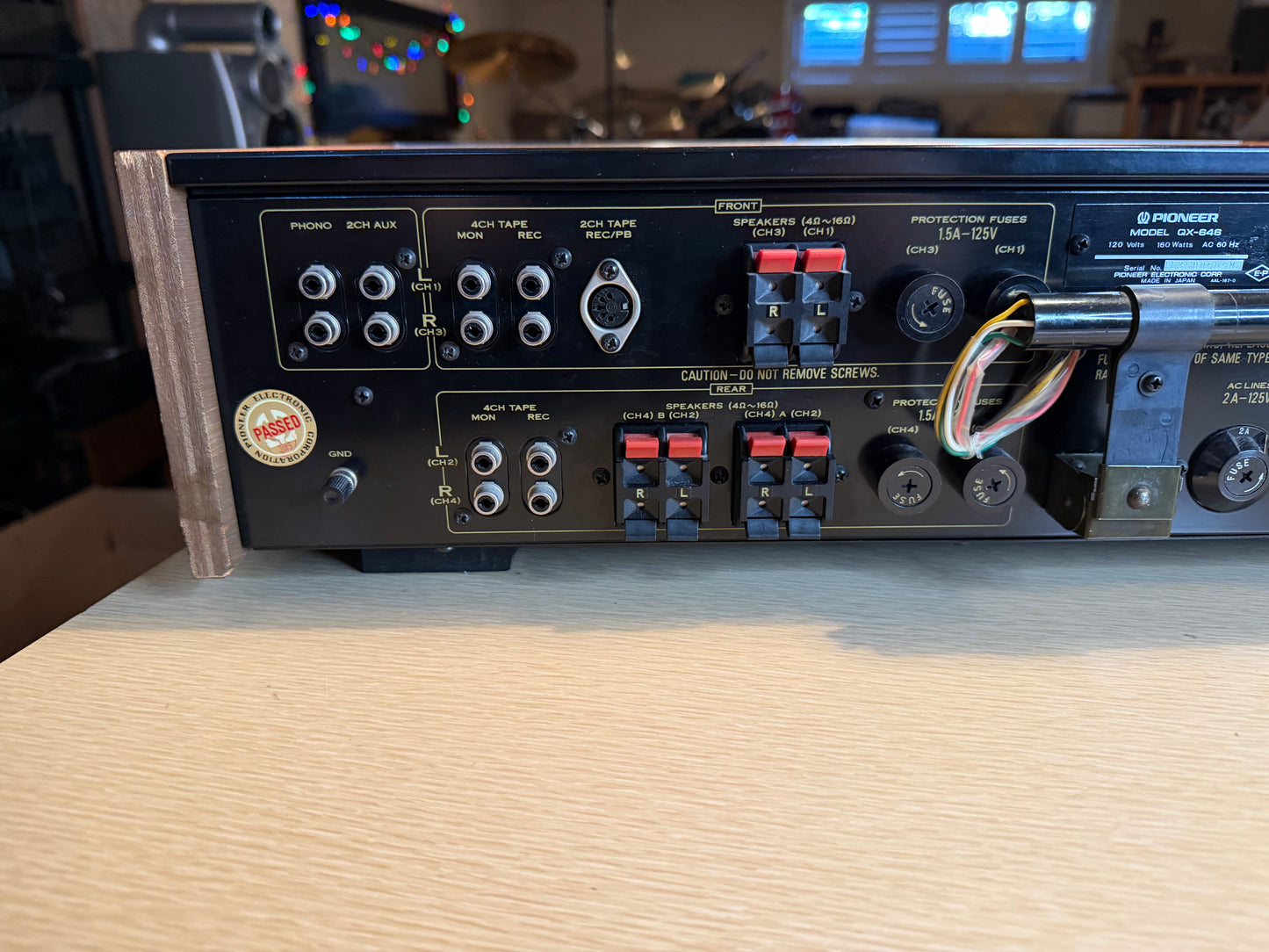 PIONEER QX-646 Vintage Quad 4 Channel Receiver REFINISHED FRESH FULL SERVICE💎🎶
