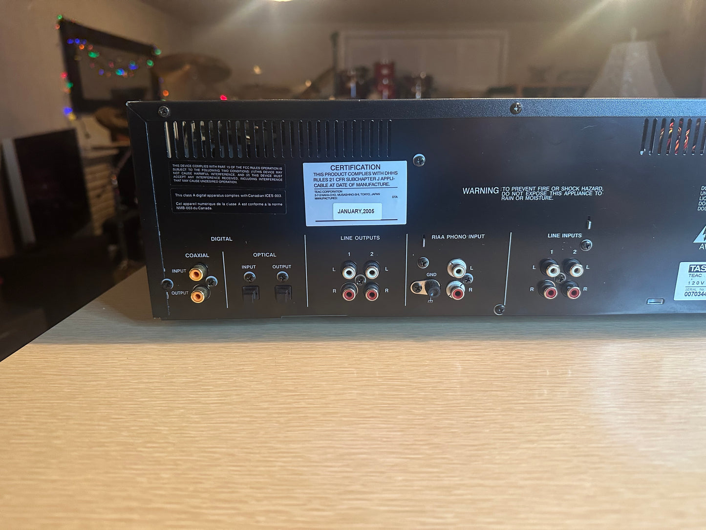 Tascam CC-222SL MKII Professional Cassette/CD Recorder Combo Working With Box
