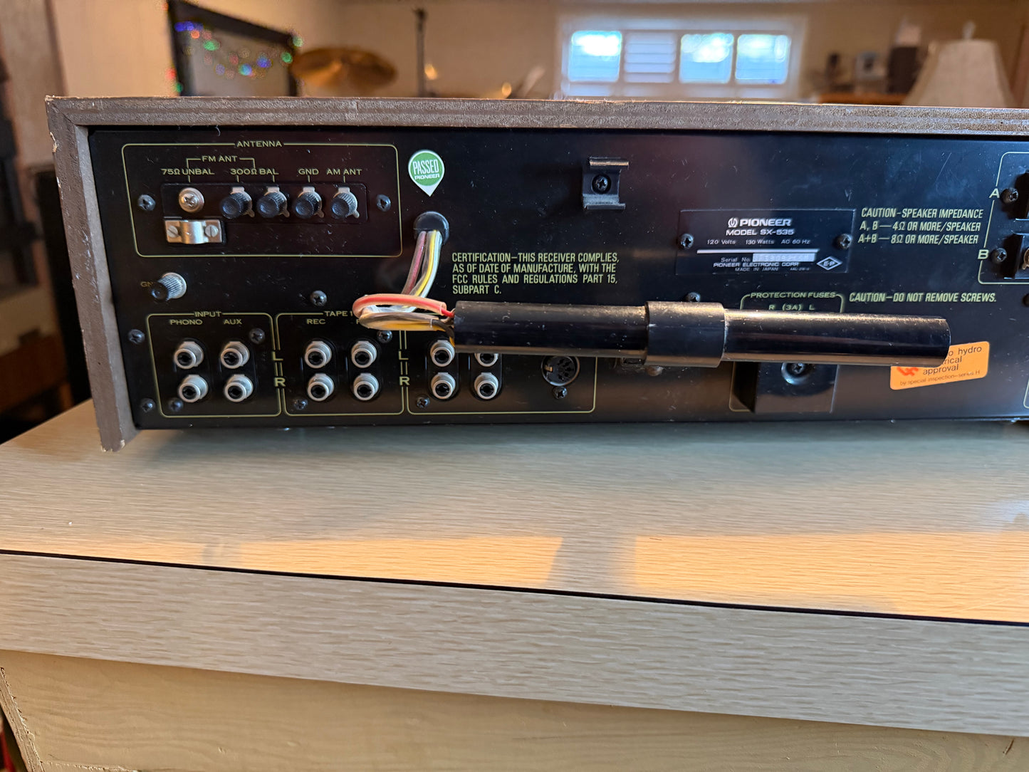 Vintage Pioneer SX-535, 20W AM/FM Stereo Receiver Serviced Works & Cleaned🎶💎