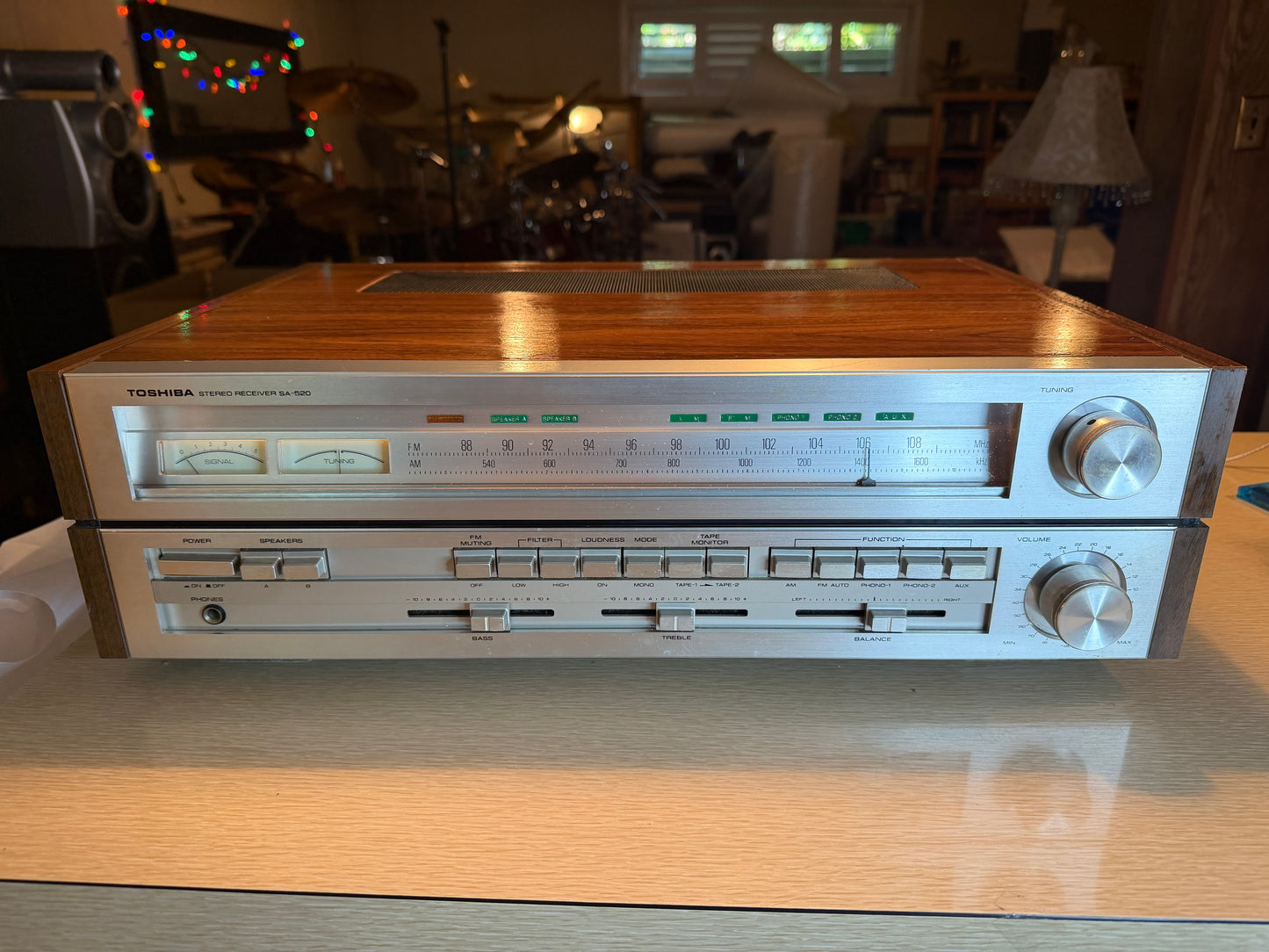 Toshiba Stereo Receiver SA-520 - Made In Japan 1976 - Serviced & Works Great🎶🔥