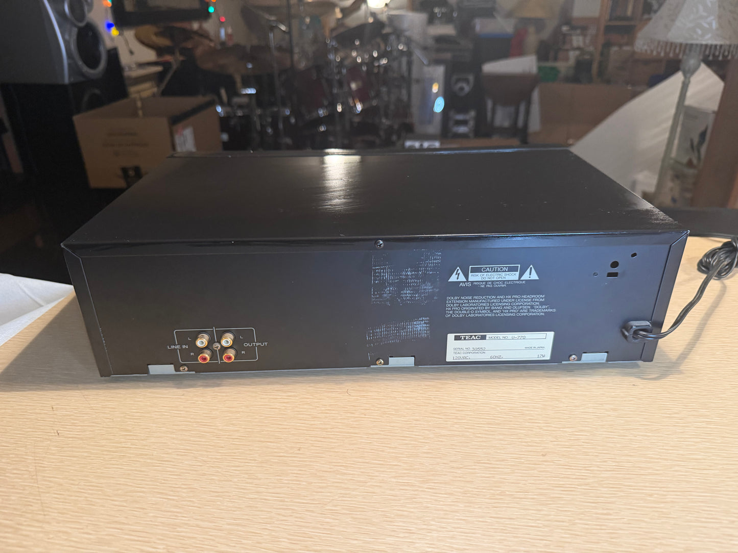TEAC V-770 3-Head Hi-End Cassette Deck Very Rare High Fidelity & Working Great🔥