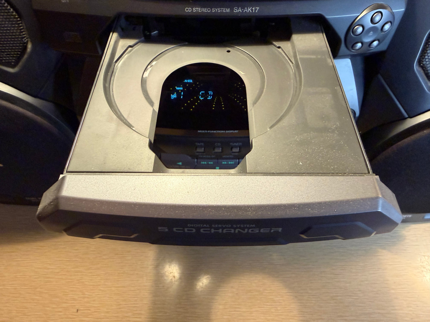 Panasonic SA-AK17 CD Changer Radio Cassette Deck All Functions Fully Operational