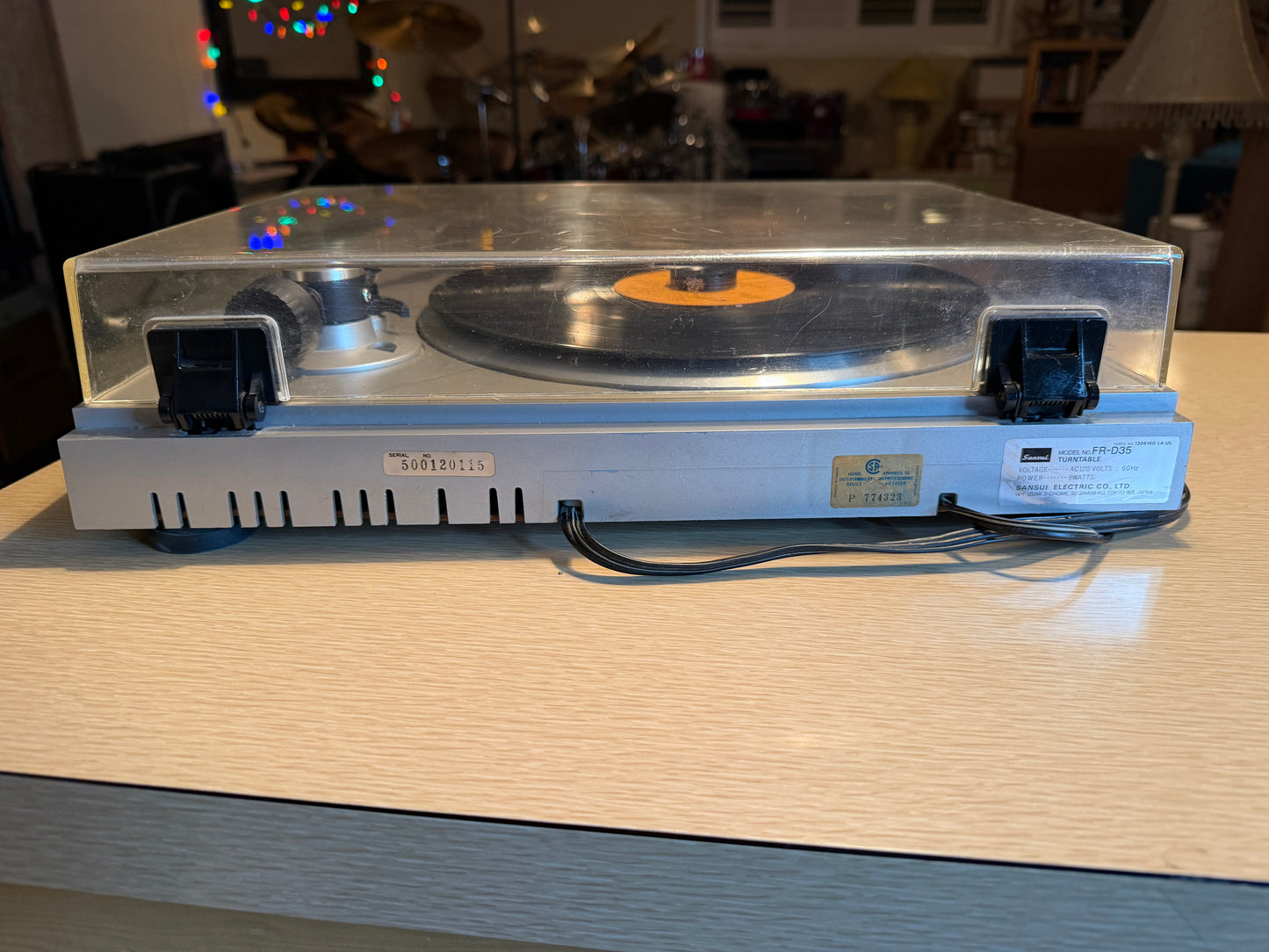 SANSUI FR-D35 TURNTABLE SERVICED NICE CARTRIDGE BEAUTY V RARE SOUNDS GREAT🔥🎶