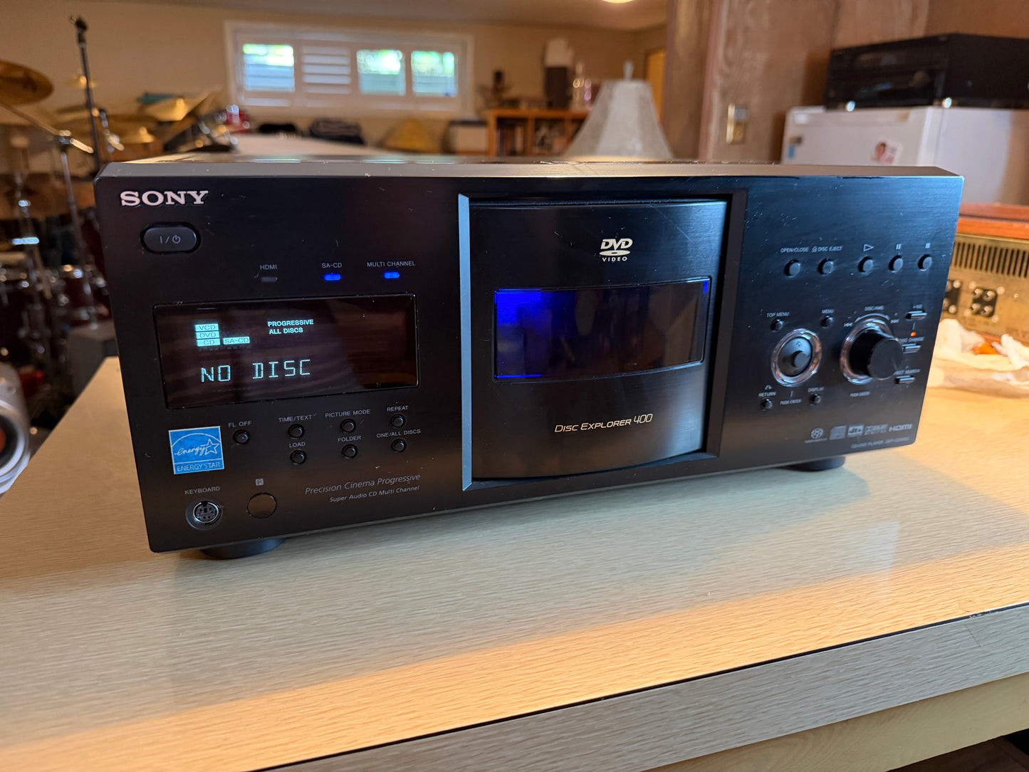 Sony DVP-CX995V Disc Explorer 400 CD With Remote/HDMI Cable. New Belts!!