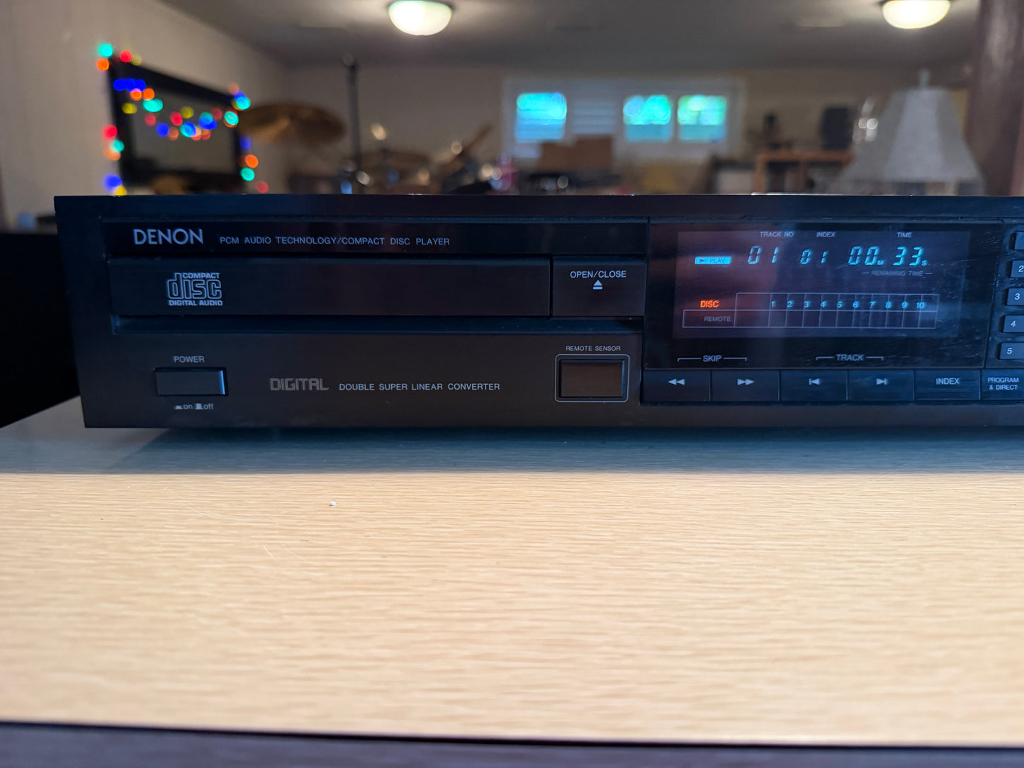 Denon DCD-1500 CD Player Full FRESH Service  Working Great Audiophile Very Rare!