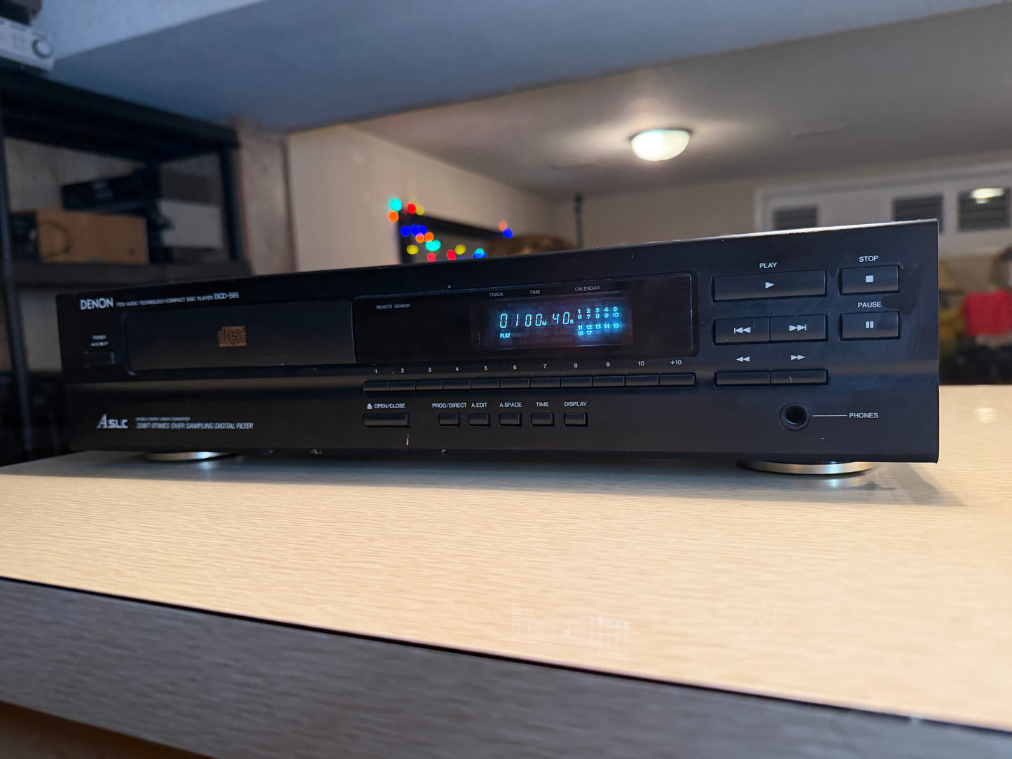 Denon DCD-595 PCM Audio Technology/Compact Disc Player Full Fresh Service Beauty