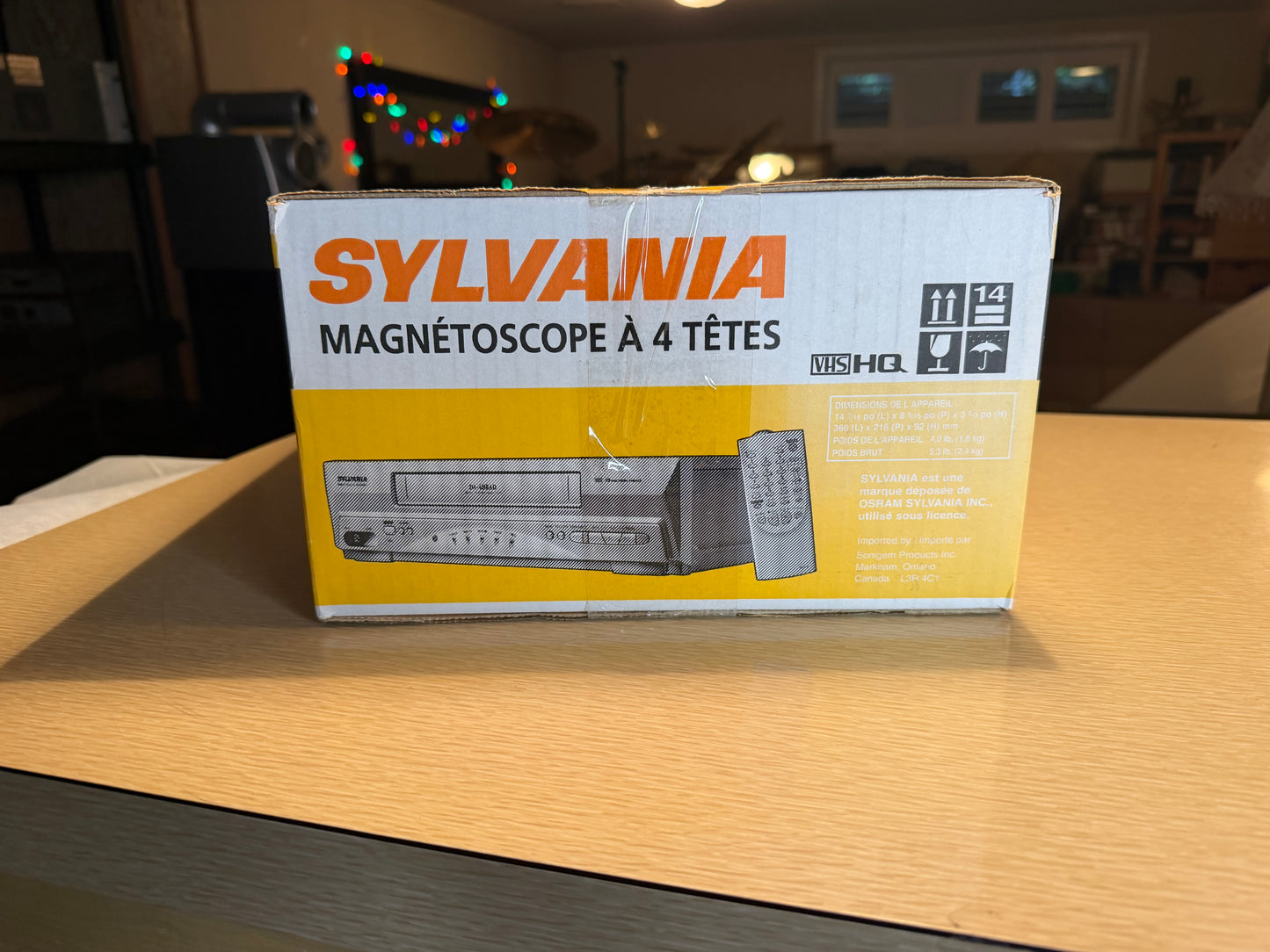 Sylvania VCR C6240VE 4 Head Digital Tracking VHS 19 Micron Head BRAND BEW In Box