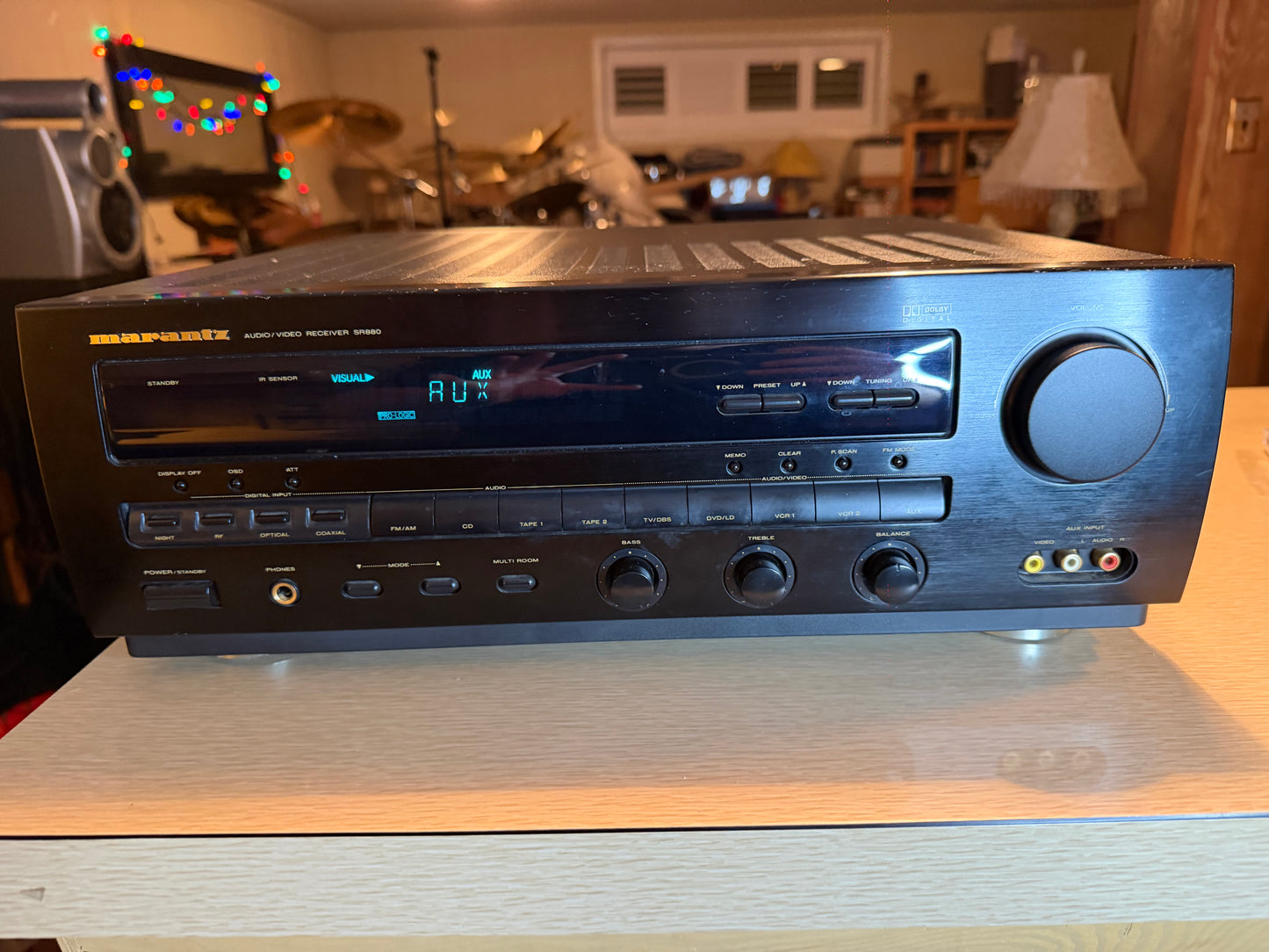 Marantz SR880 Audio / Video Receiver Tested Full Fresh Service Rare 110 WPC TANK