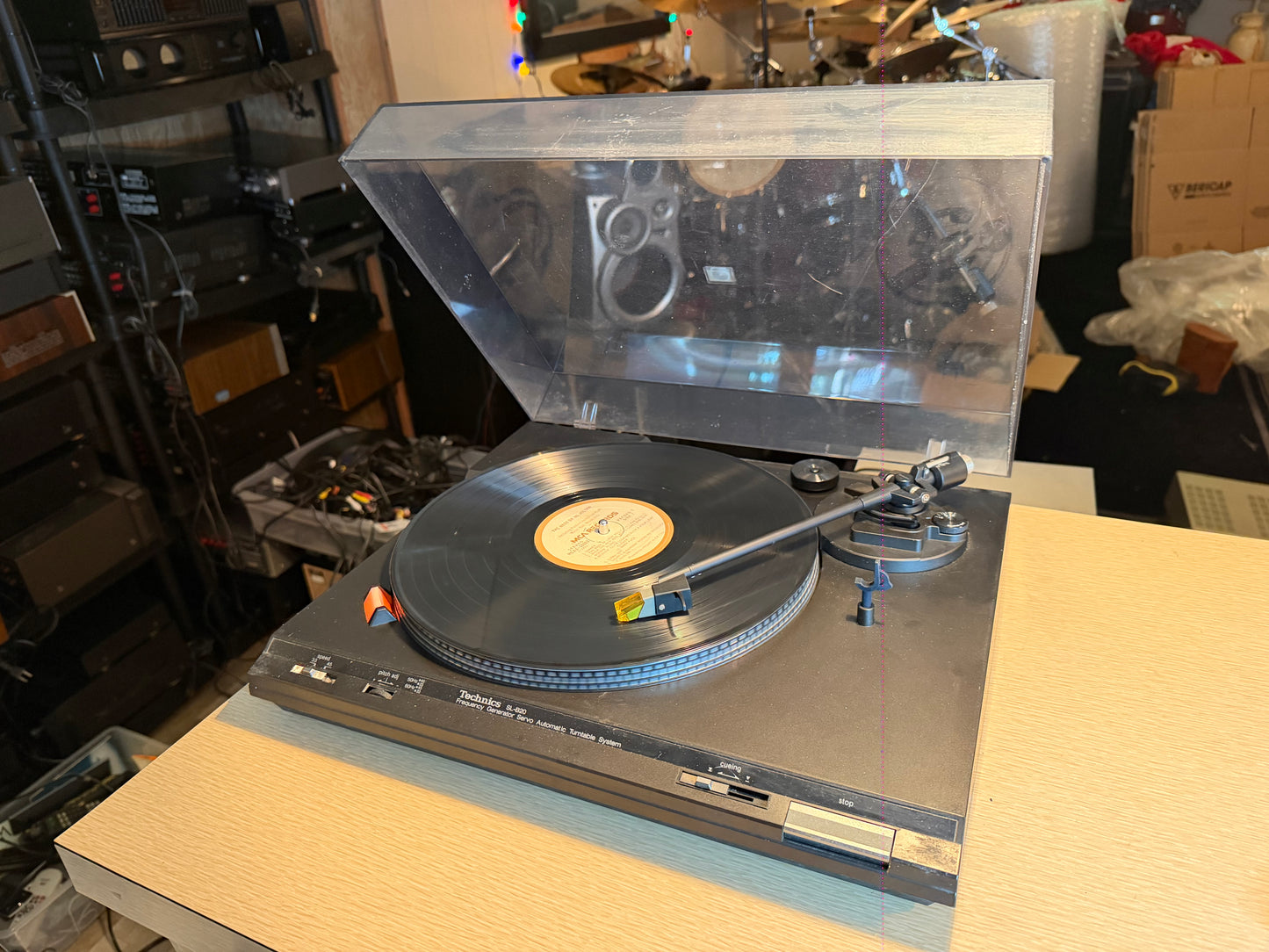 Vintage Technics SL-B20 Belt Drive Semi Automatic Turntable - New Belt Serviced!