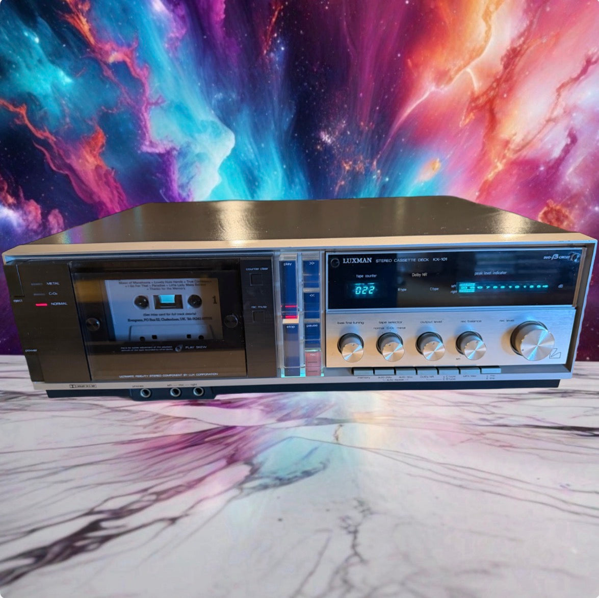 Luxman KX-101 2- Head "Suckface" Cassette Deck Full Fresh Service High Fidelity!