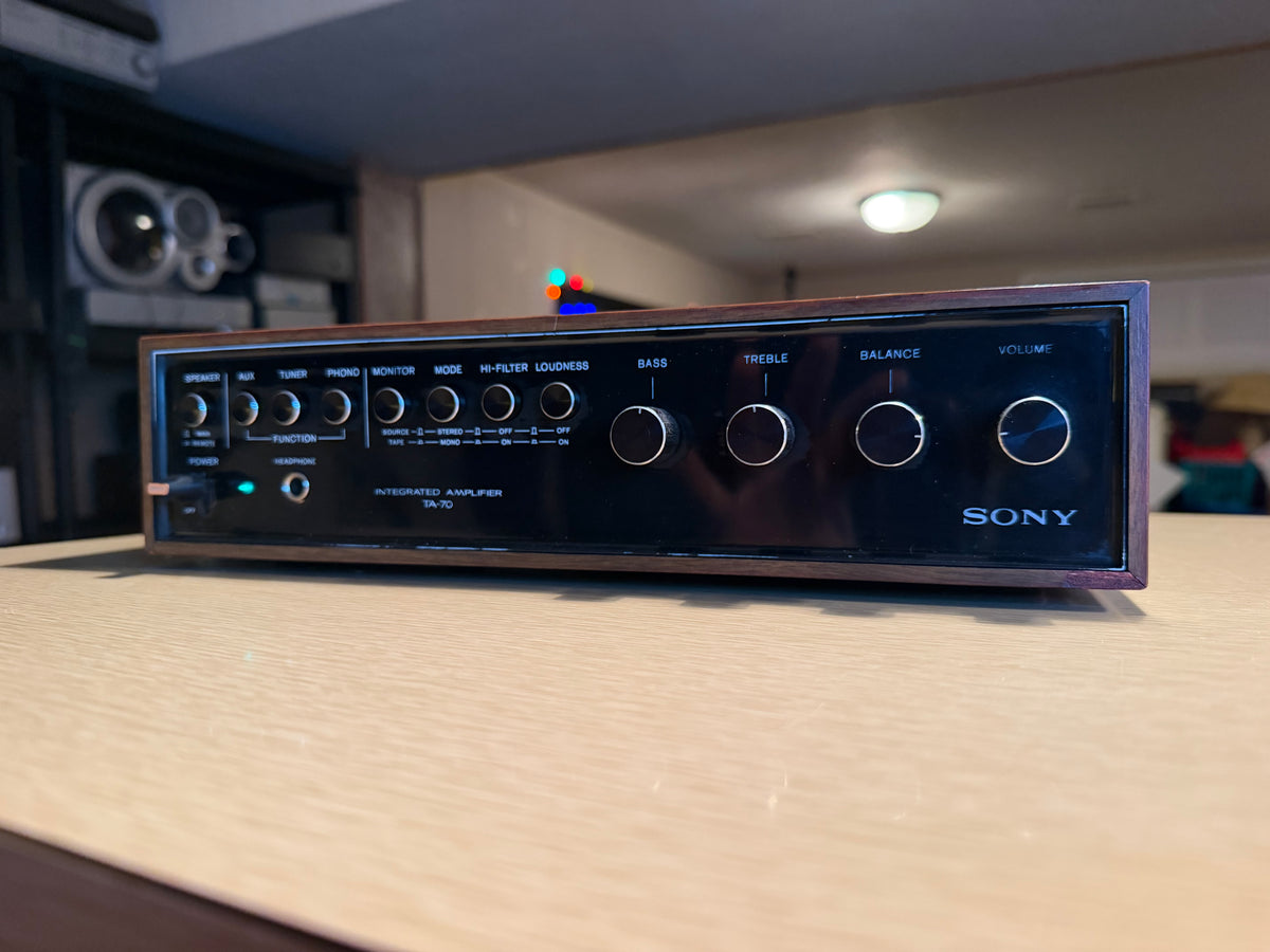 Vintage Classic SONY TA-70 Amplifier 1972 Japan Beautiful Build Freshly Serviced