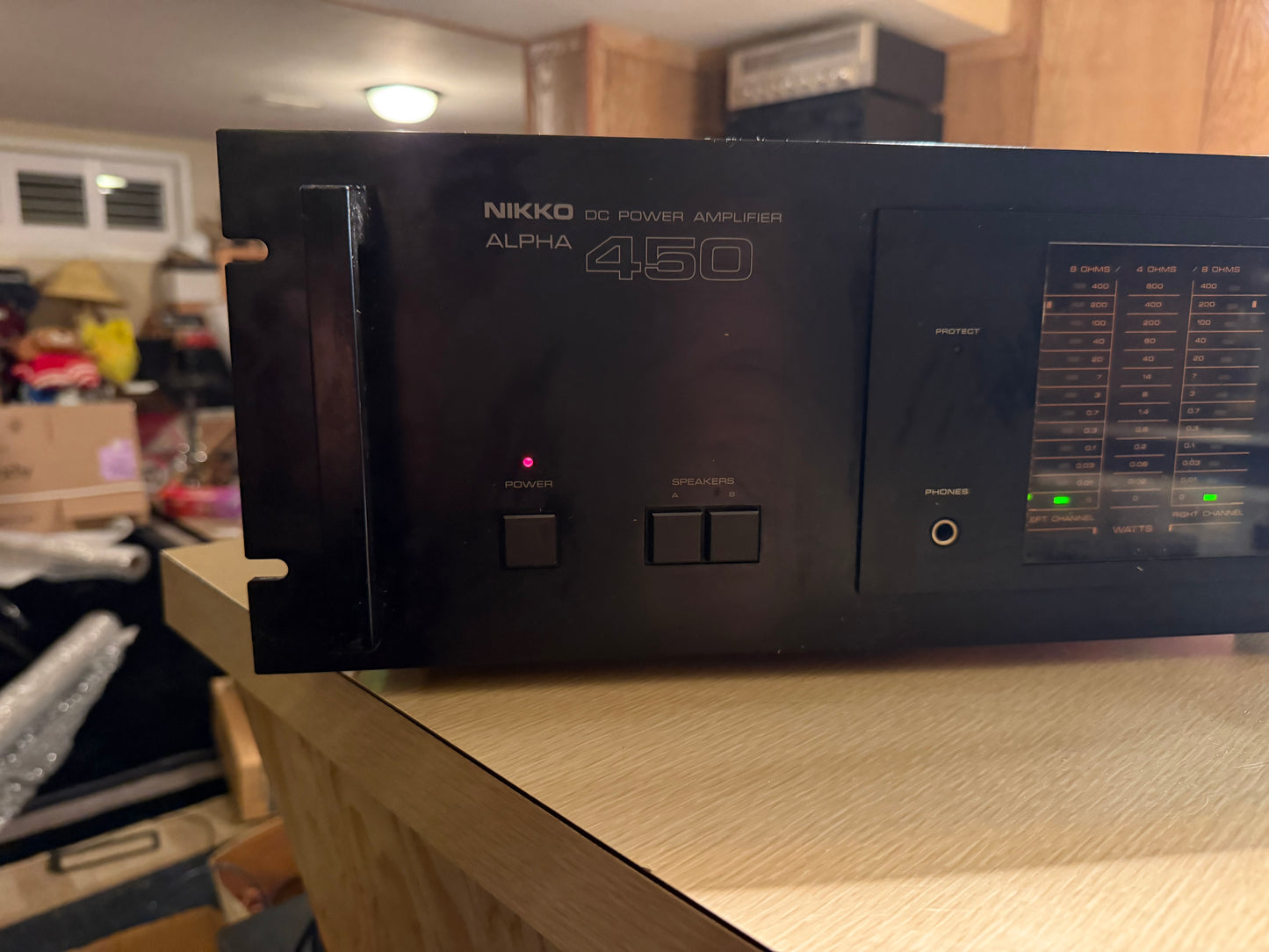 Nikko Alpha 450 Stereo 220WPC MONSTER 👹 Power Amplifier FRESH Full Service🔥🎶