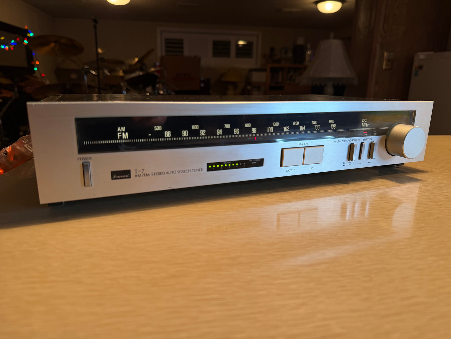 Sansui T-7 AM/FM Stereo Auto Search Tuner Perfect Working Condition Serviced