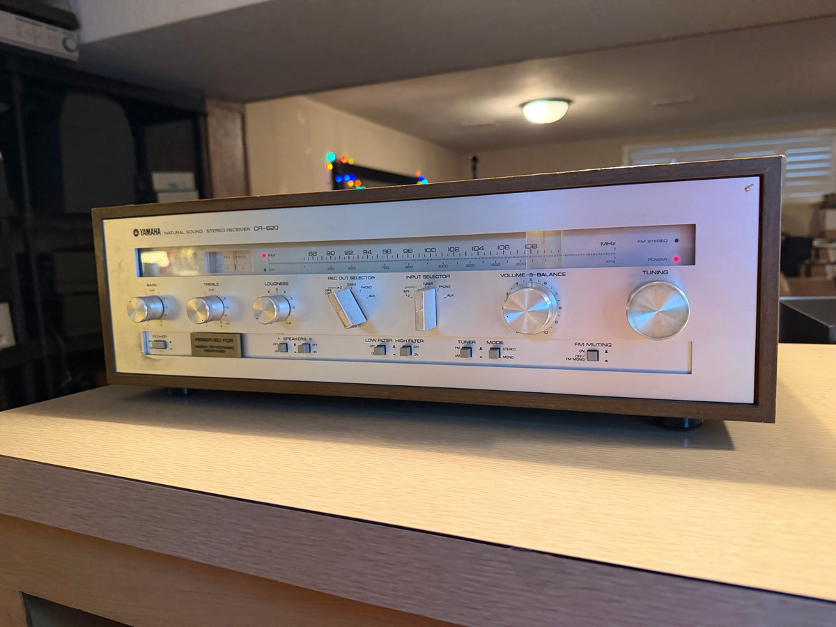 For Repair Yamaha CR-620 Natural Sound AM/FM Receiver, Powers On Volume Issue