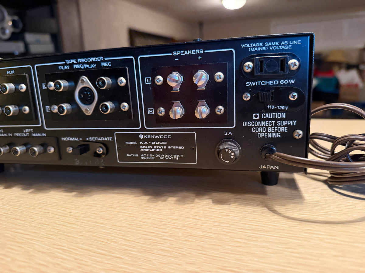 Vintage Kenwood Amplifier Model KA-2002 Full Fresh Servicing Very Rare Beauty🎶