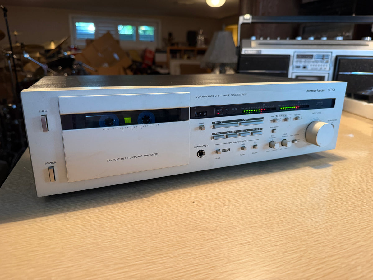 Harman Kardon CD191 High Fidelity Cassette Deck Serviced Sendust Head Dolby🎶🔥